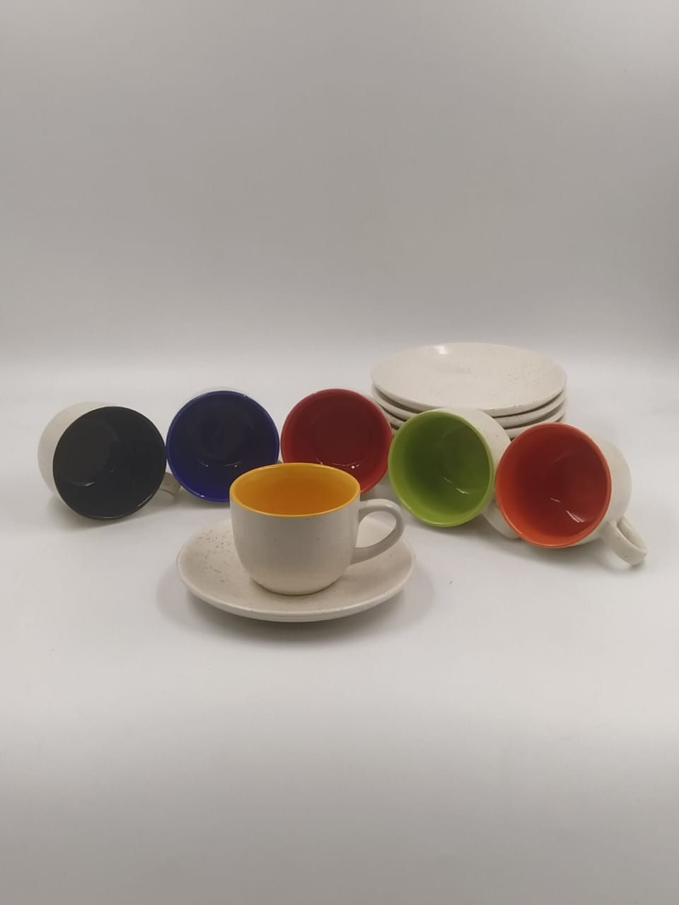 Cup Saucer - White Multicolour1